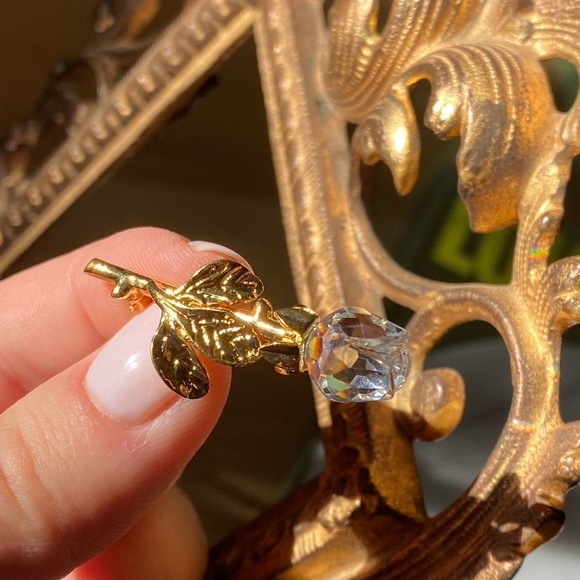 𝅺swarovski gold tone rose pink - Picture 8 of 17